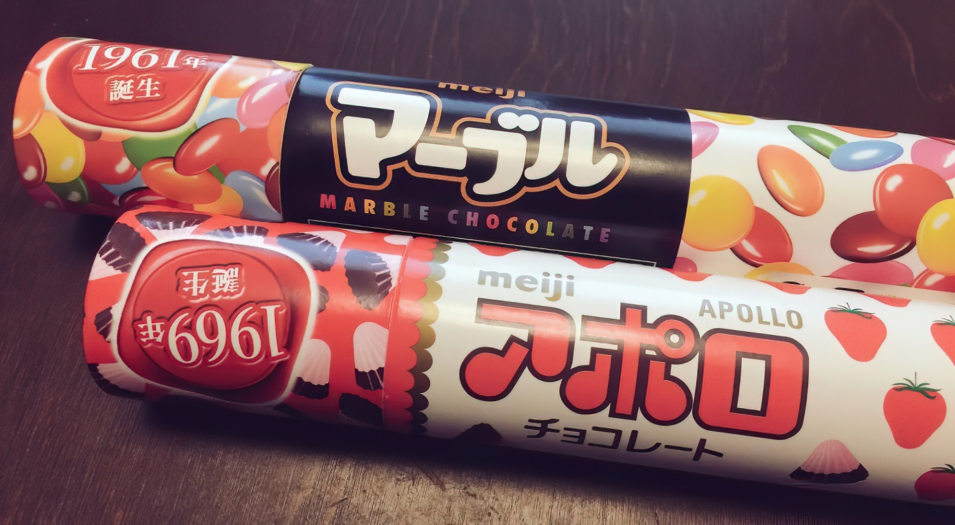 マーブルチョコ&アポロチョコ