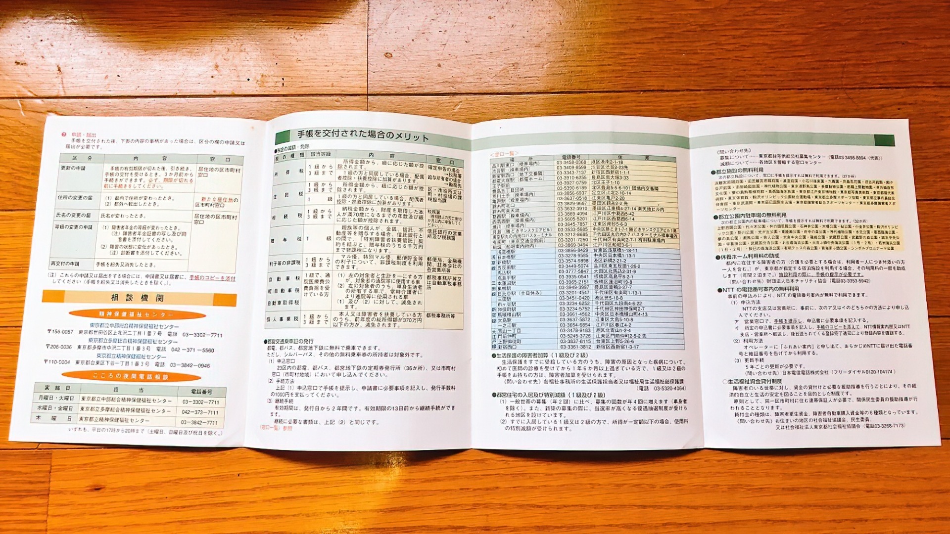 昔のパンフレット