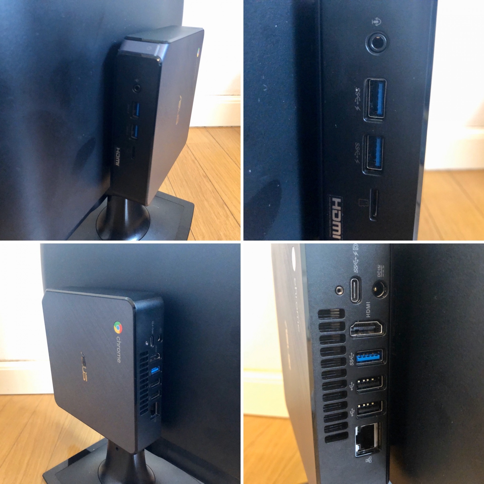 ディスプレイ背面にマウント