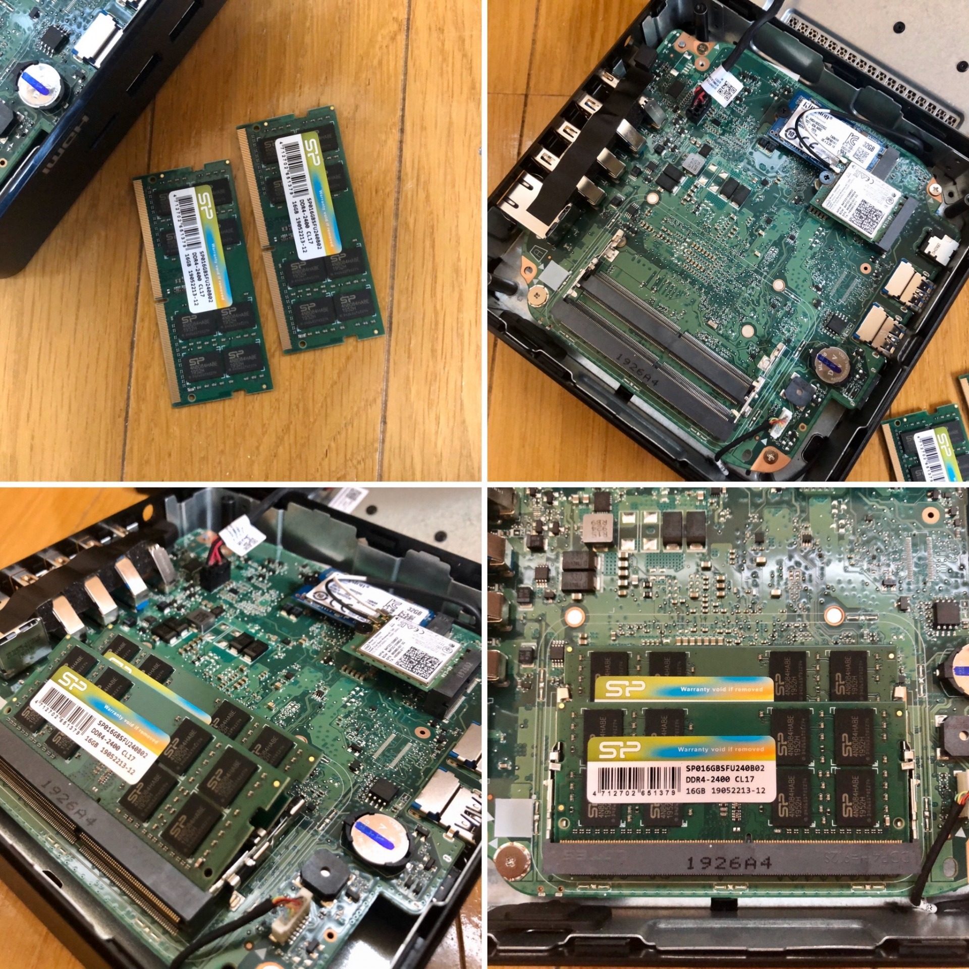 ChromeBoxが開いたところ